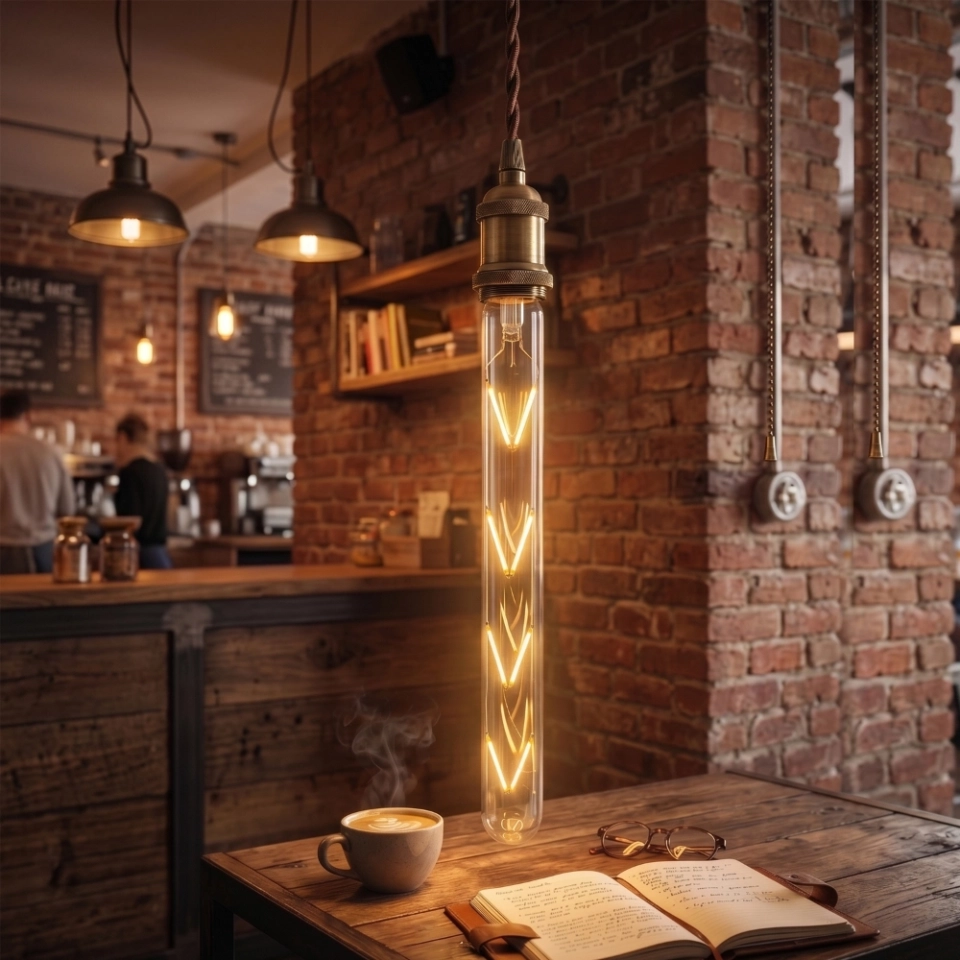 T30-300 Custom Geometric Filament LED Tube Bulb (3) T30-300 Custom Geometric Filament LED Tube Bulb (3)