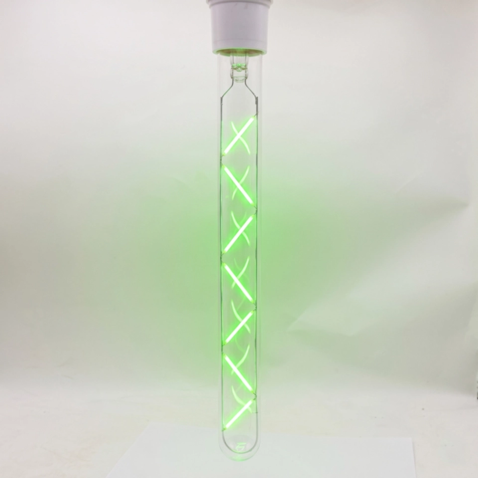 T30-300 Custom Green Filament LED Tube Bulb (7) T30-300 Custom Green Filament LED Tube Bulb (7)