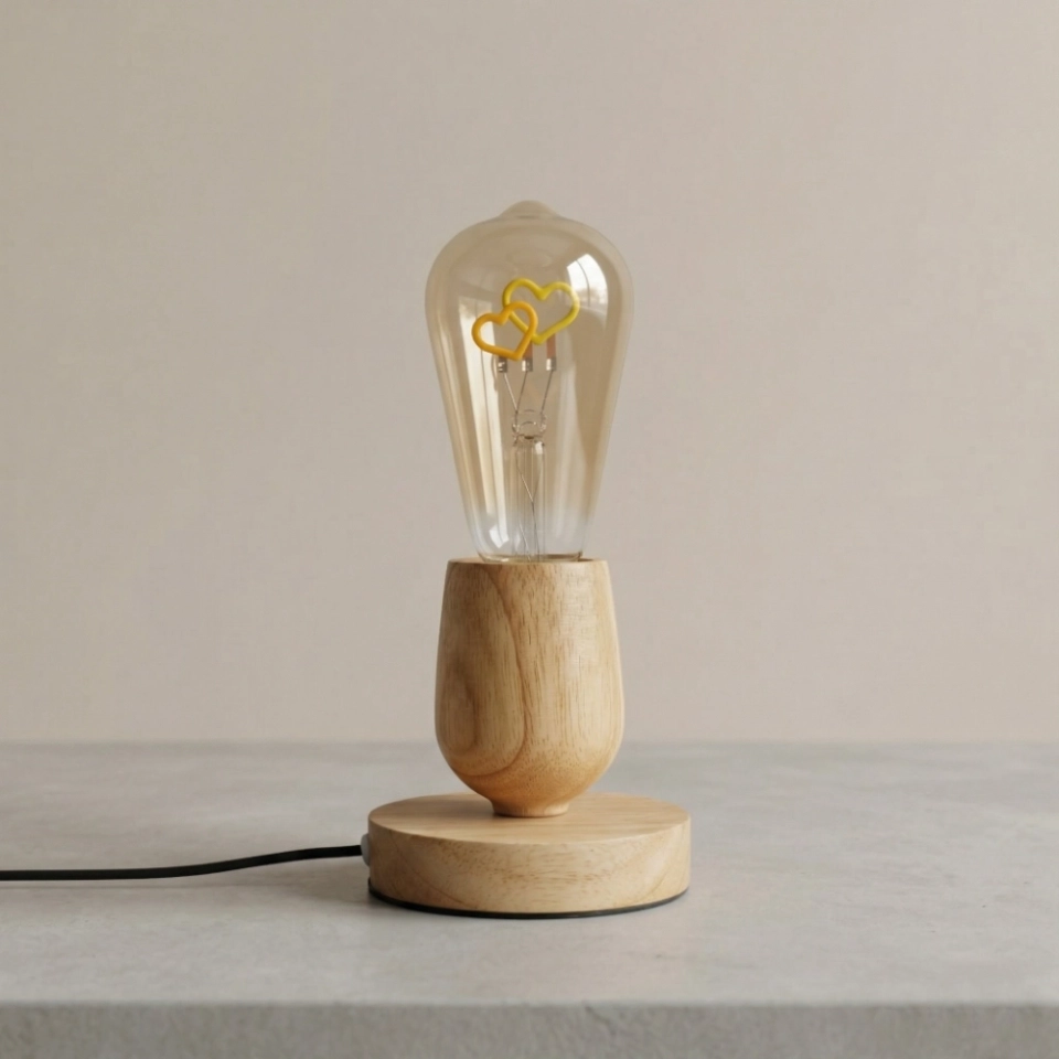 ST64 Two-Tone Double Heart Edison LED Bulb (6) ST64 Two-Tone Double Heart Edison LED Bulb (6)