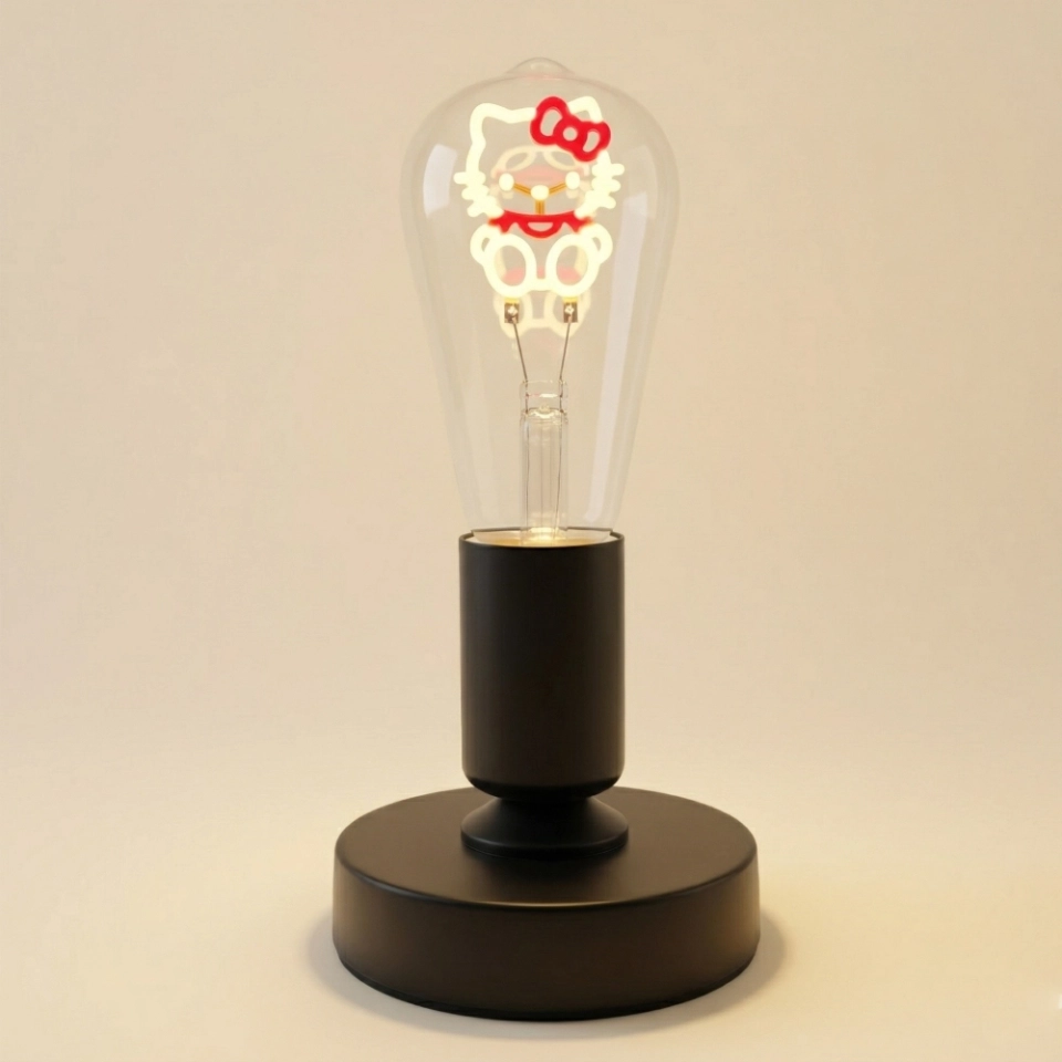 ST64 Two-Tone Kitten Shaped Edison LED Bulb (3) ST64 Two-Tone Kitten Shaped Edison LED Bulb (3)