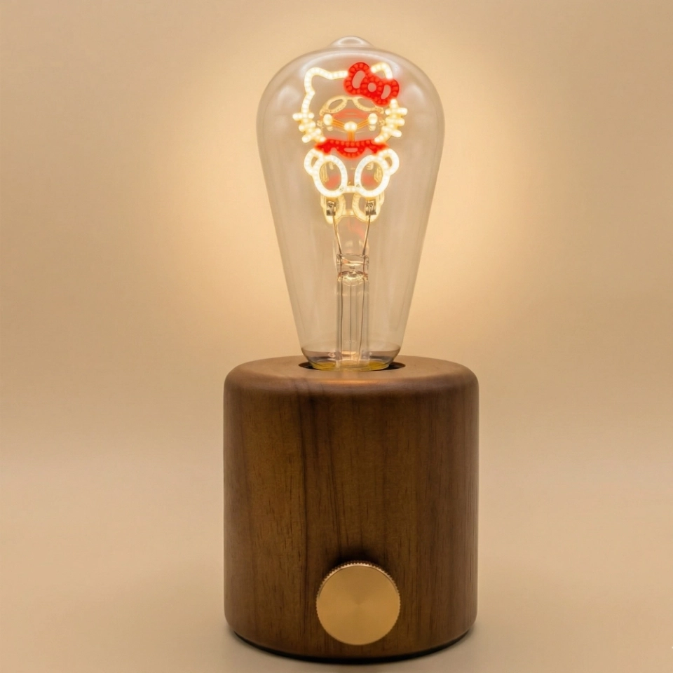 ST64 Two-Tone Kitten Shaped Edison LED Bulb (5) ST64 Two-Tone Kitten Shaped Edison LED Bulb (5)