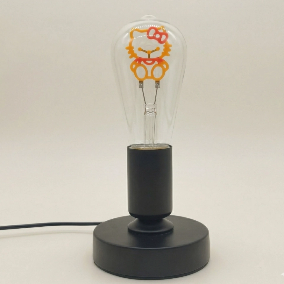 ST64 Two-Tone Kitten Shaped Edison LED Bulb (7) ST64 Two-Tone Kitten Shaped Edison LED Bulb (7)
