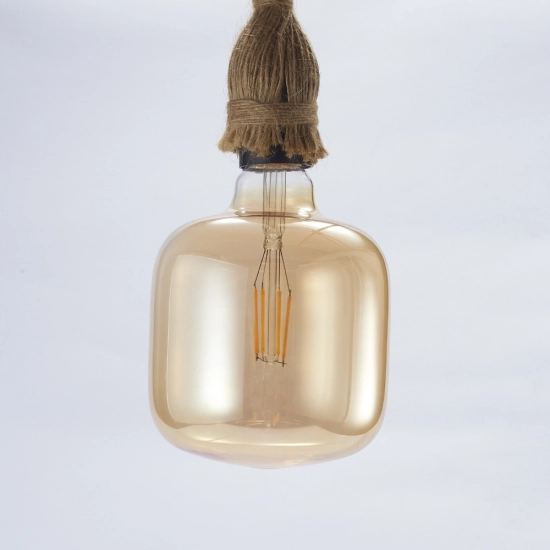U120 Amber Cylinder Glass LED Bulb